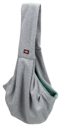Trixie Junior Hondentas Buikdrager Lichtgrijs / Mintgroen 22X20X60 Cm