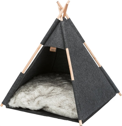 Trixie Kattenmand Tipi Vilt Antraciet 55X55X65 Cm