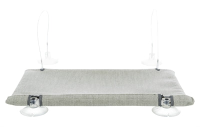 Trixie Kattenmand Hangmat Raam Velours Grijs 50X30 Cm