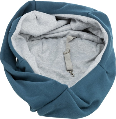 Trixie Draagtas Buikdrager Sling Blauw / Grijs 22X20X60 Cm