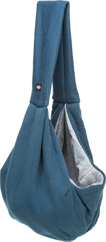 Trixie Draagtas Buikdrager Sling Blauw / Grijs 22X20X60 Cm