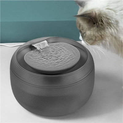 Martin Drinkfontein Voor Kat En Kleine Hond Zwart 21X21X15 Cm 2,5 Ltr