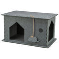 Trixie Kattenmand Huis Lene Vilt Grijs 54X30X35 Cm