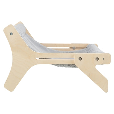 Trixie Hangmat Hout Onbehandeld Grijs 47X24X38 Cm