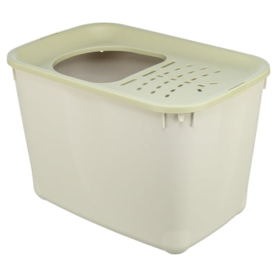 Trixie Kattenbak Hop-In Grijs / Groen 38X58X39 Cm
