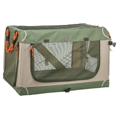 Trixie Kennel Comfy Bench Stof / Reismand Olijfgroen / Beige