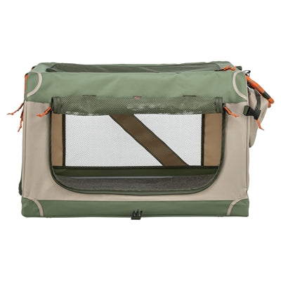Trixie Kennel Comfy Bench Stof / Reismand Olijfgroen / Beige