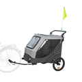 Trixie Fietskar Opvouwbaar Snelvouw Functie Tot 45Kg Grijs Xl 87,5X93/150X97 Cm