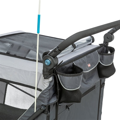 Trixie Fietskar Opvouwbaar Snelvouw Functie Tot 45Kg Grijs Xl 87,5X93/150X97 Cm