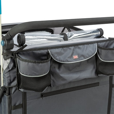 Trixie Fietskar Opvouwbaar Snelvouw Functie Tot 45Kg Grijs Xl 87,5X93/150X97 Cm
