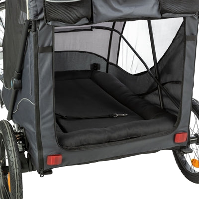 Trixie Fietskar Opvouwbaar Snelvouw Functie Tot 45Kg Grijs Xl 87,5X93/150X97 Cm