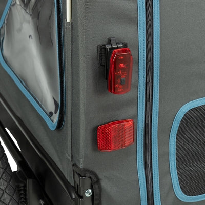Trixie Fietskar Tot 35 Kg Blauw / Grijs M 81X102/145X102 Cm