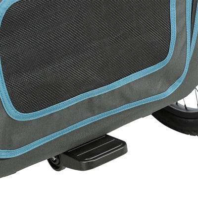Trixie Fietskar Tot 35 Kg Blauw / Grijs M 81X102/145X102 Cm