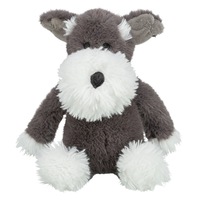 Trixie Hond Met Snor Pluche Grijs 38 Cm