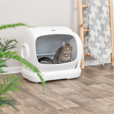 Trixie Zelfreinigende Elektrische Kattenbak Xl Kunststof Wit 63X51X60 Cm