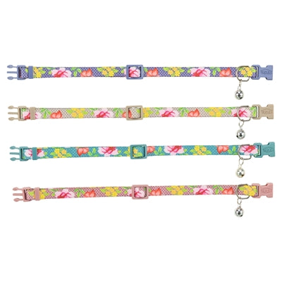 Trixie Kattenhalsband Bloemen Motief Assorti 20-34X1 Cm